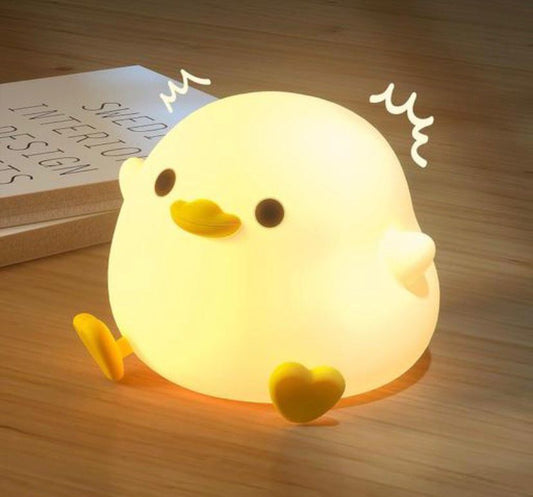 🐥 Cute Duck Silicone Night Light