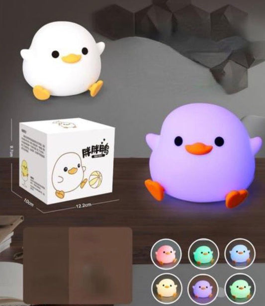 🐥 Cute Duck Silicone Night Light